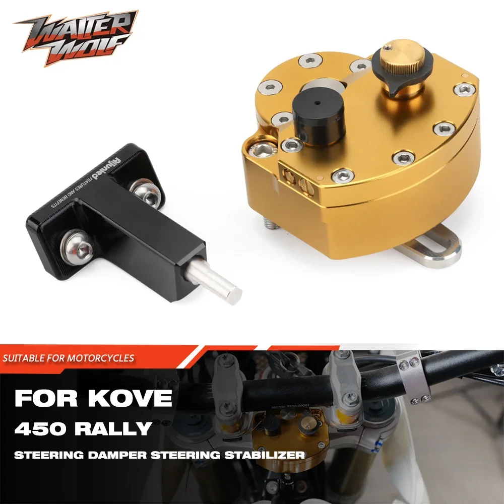 Steering Damper Stabilizer Kit Cnc - Motorfiets Stuurdemper Stabilisator Klem Verstelbaar Voor