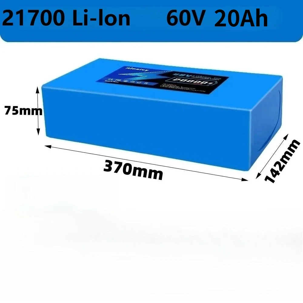 60V 30Ah 21700 Battery Pack - 16S6P Aleaivy 60V 20Ah lithiumbatterijpakket 20000mAh