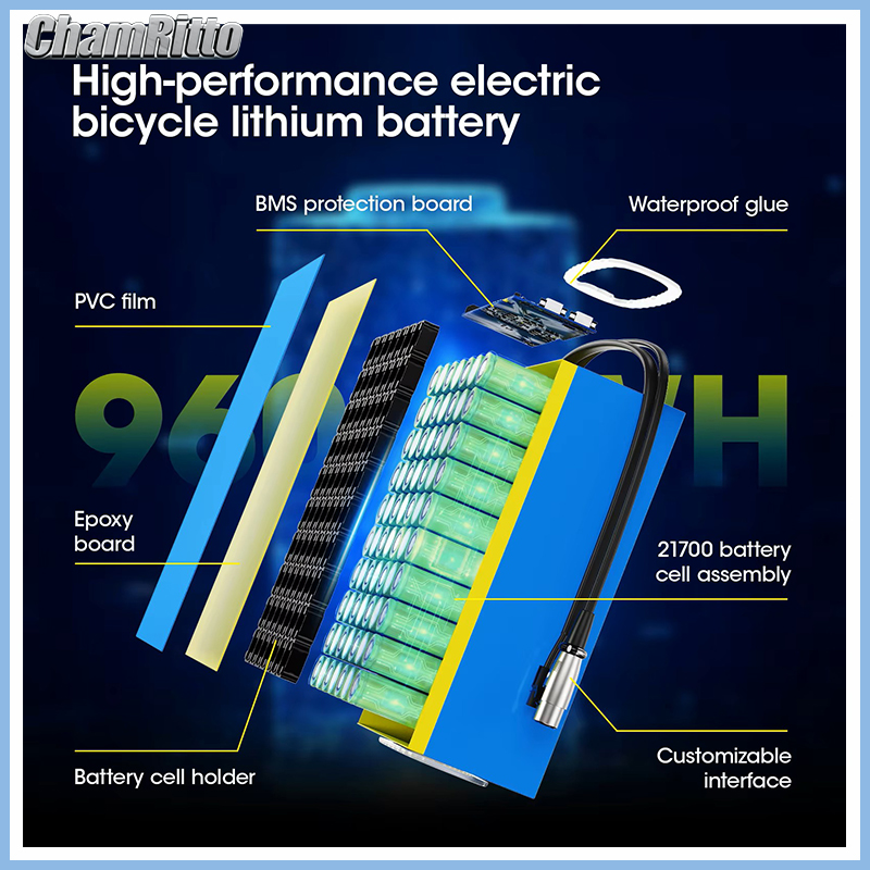 48V 52V Elektrische Fiets Cham - 60V 30Ah 21700 Battery Pack recensie en prijs