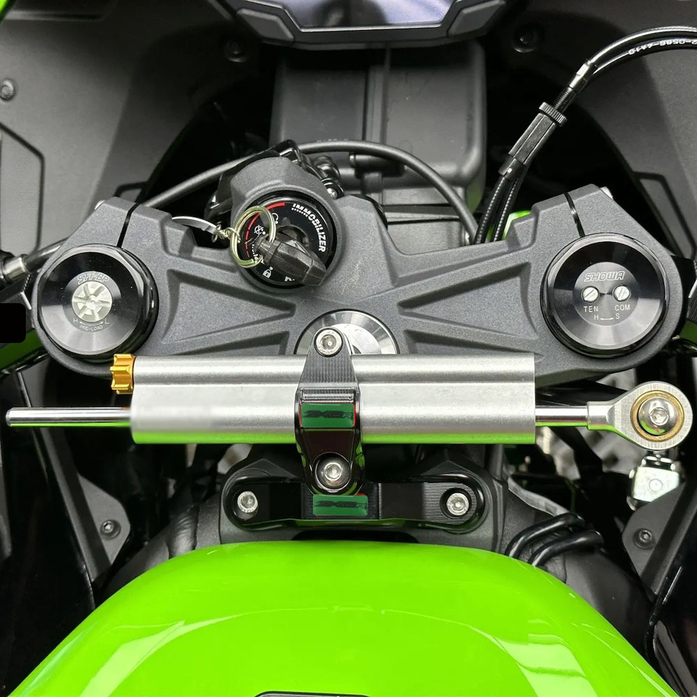 Voor Kawasaki Ninja ZX 6R ZX-6 - Steering Damper Stabilizer Kit Cnc recensie en prijs