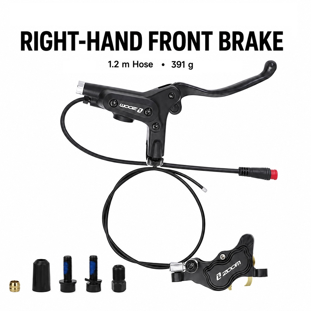 ZOOM HB-890E 4-zuiger hydrauli - Zoom Hydraulic Brake 4 Piston E-Scooter recensie en prijs