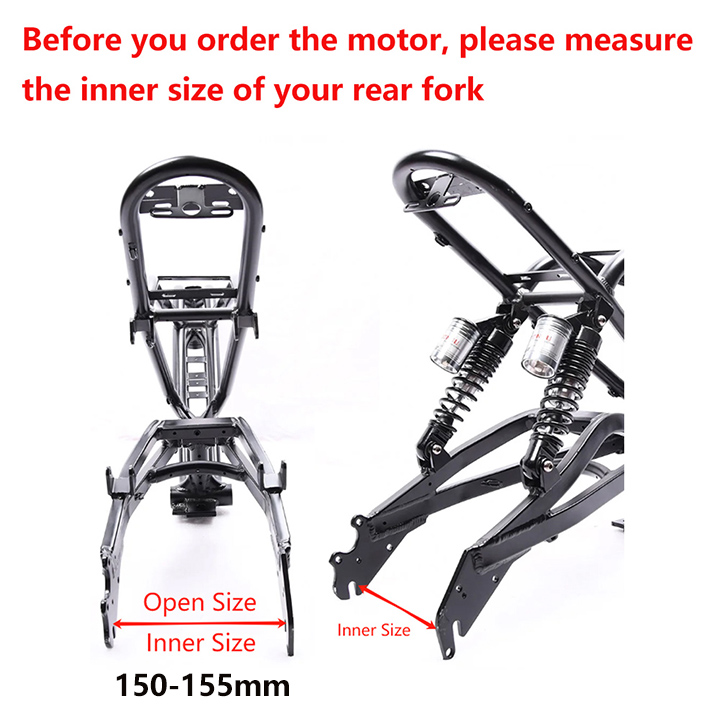 1.85x19 19 inch 60V 72V 3000W  - 60V 5000W Brushless Hub Motor recensie en prijs