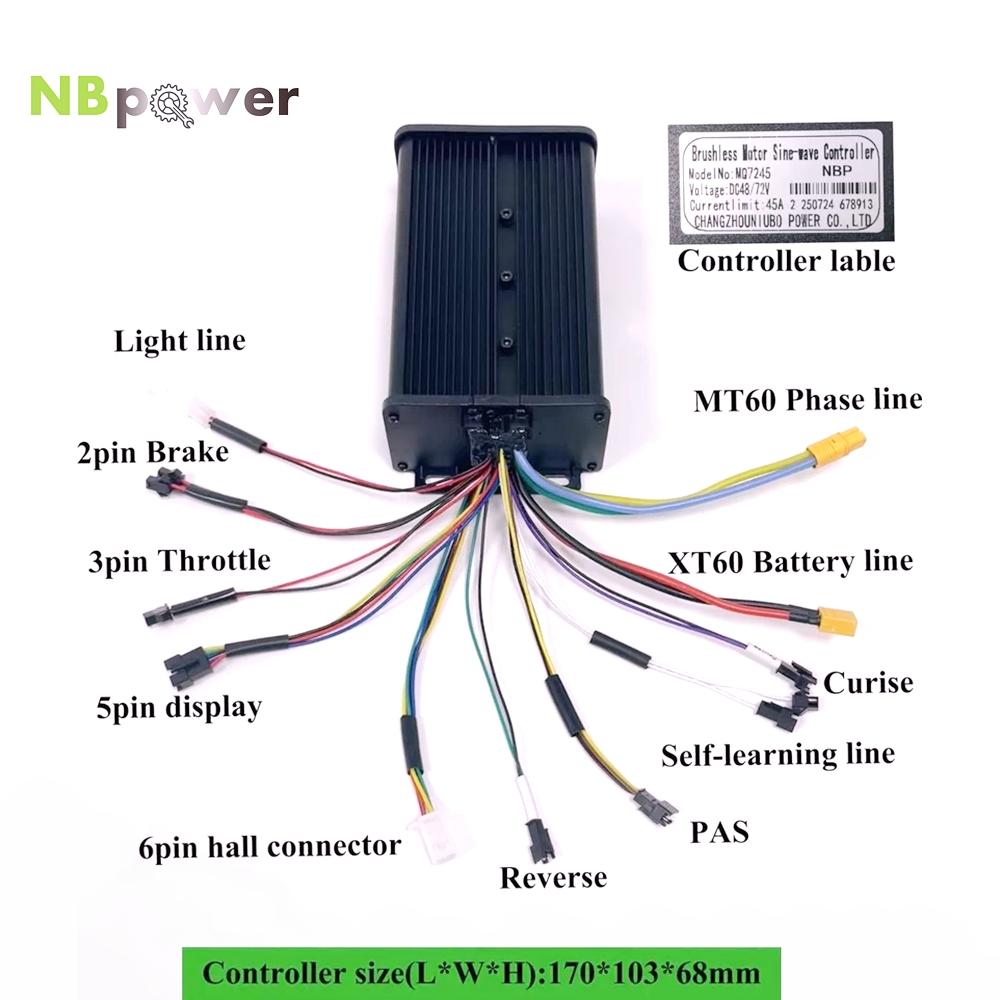 Dual Mode NBpower 48V/72V 45A  - 72V 45A Dual Controller recensie en prijs