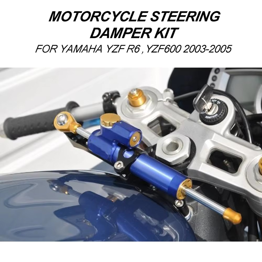 Voor YAMAHA YZF600 R6 2003-200 - Steering Damper Stabilizer Kit Cnc recensie en prijs